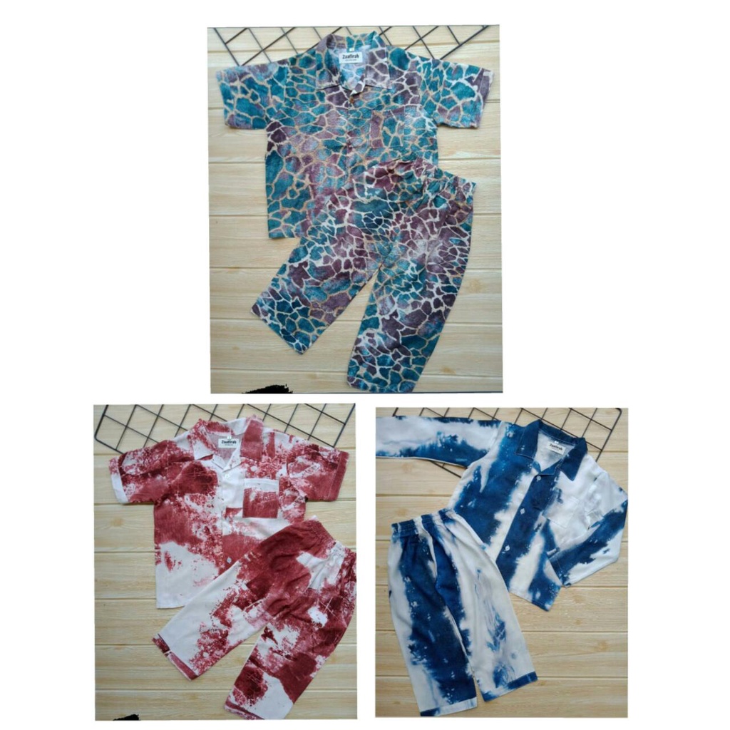 Pajamas For Kids rayon Pajamas For Kids rayon Dilla set daily play set (Long Pants) Shopee
