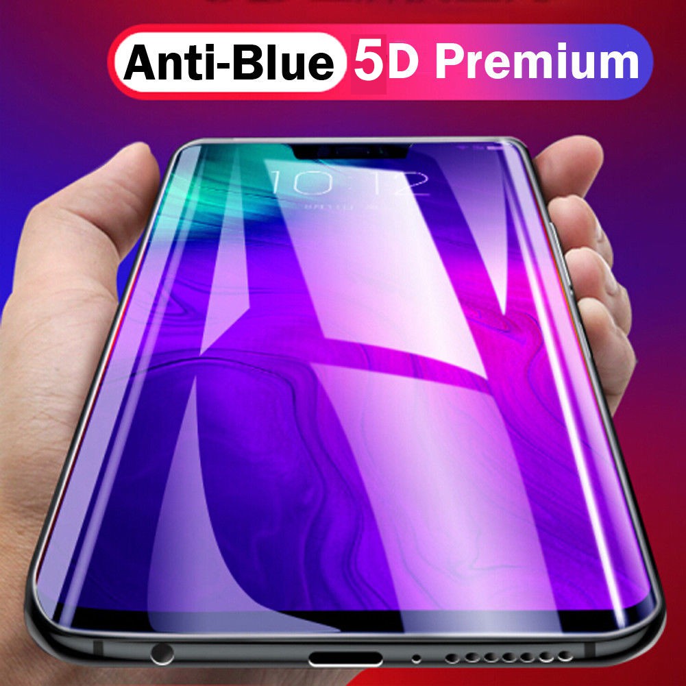 For iphone 11 Pro Max iPhone X XR XS Max 9D Full Curved Anti BlueRay