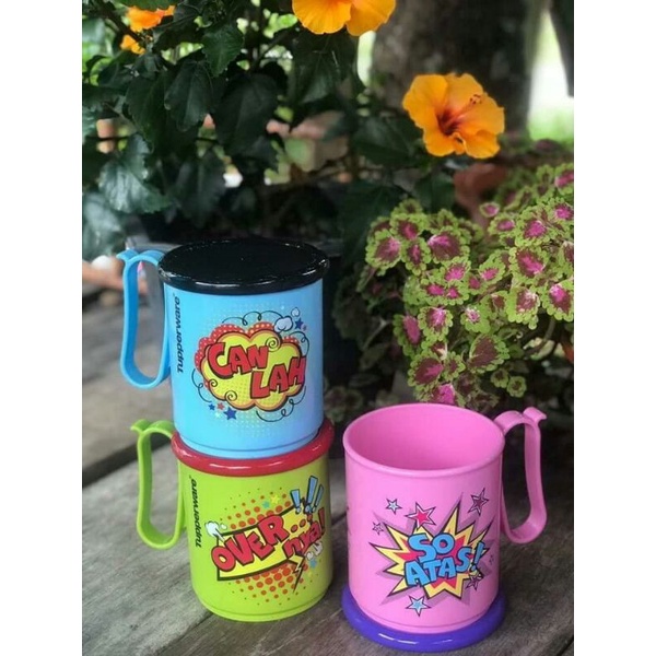 Big cup berpenutup sesuai masuk microwave (random) Shopee Malaysia