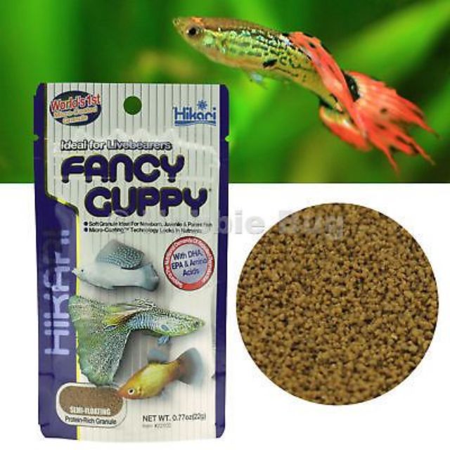 25g Hikari Fancy Guppy JAPAN Fish Food for Guppies, Platies, Swordtail