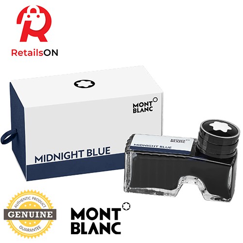 Montblanc Ink Bottle 60ml Midnight Blue / Fountain Pen Ink Bottle