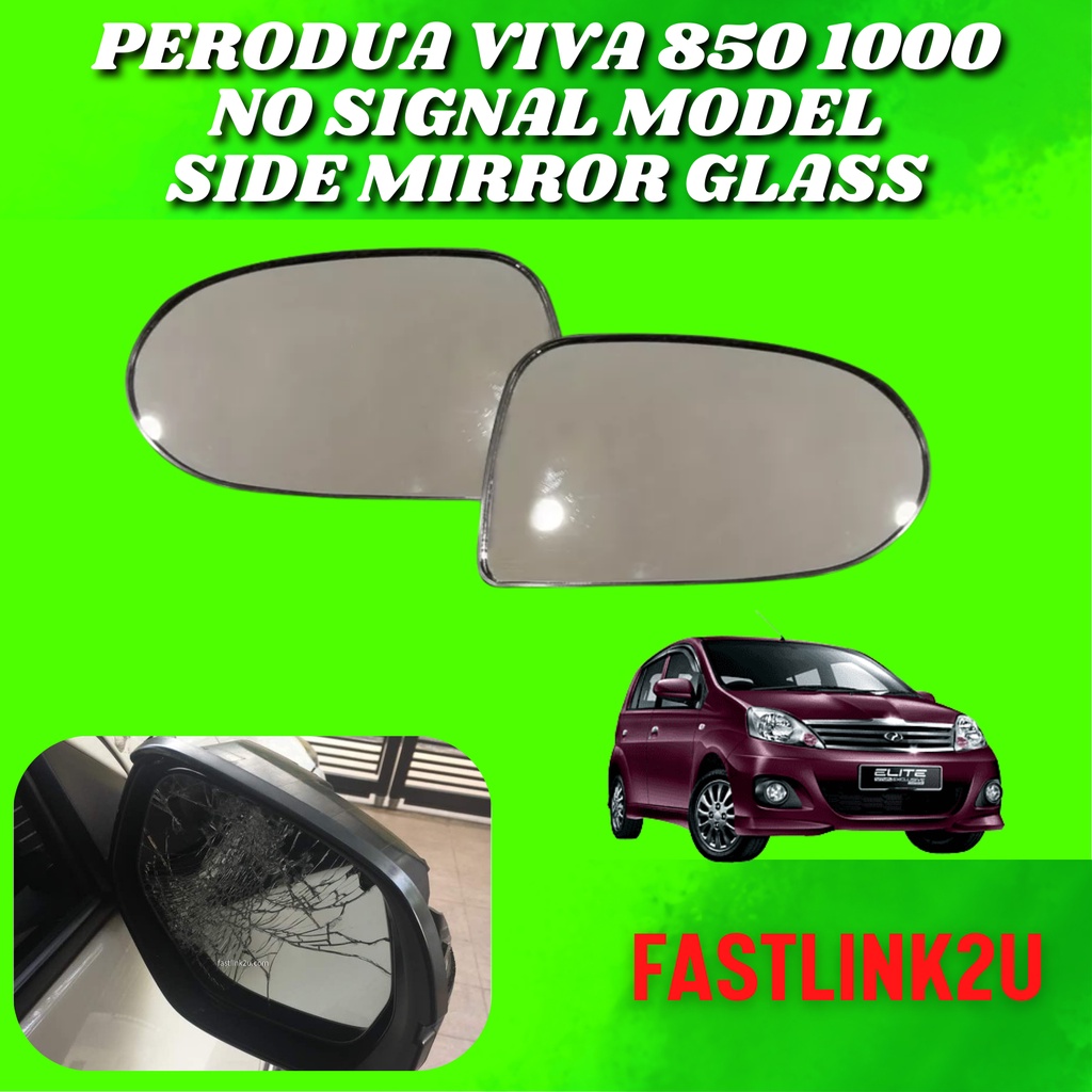 PERODUA VIVA 850 1000 SIDE MIRROR GLASS CERMIN Shopee Malaysia