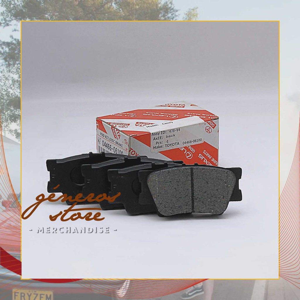 BRAKE PADS TOYOTA CAMRY ACV40 AND RAV4 (REAR) Shopee Malaysia
