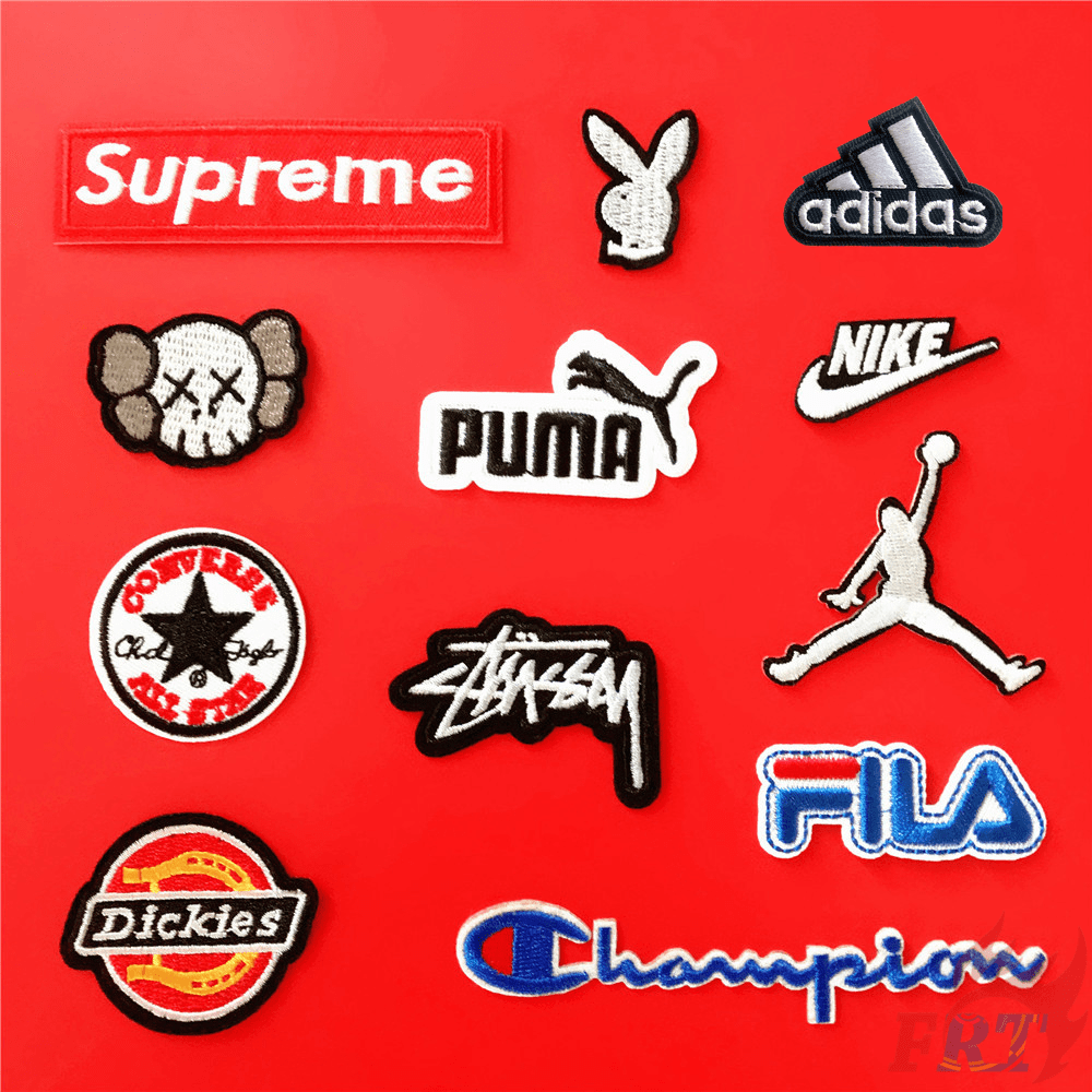 ☸ Fashion Brand Logo Patch ☸ 1Pc Diy Sew On Iron On Badges Patches