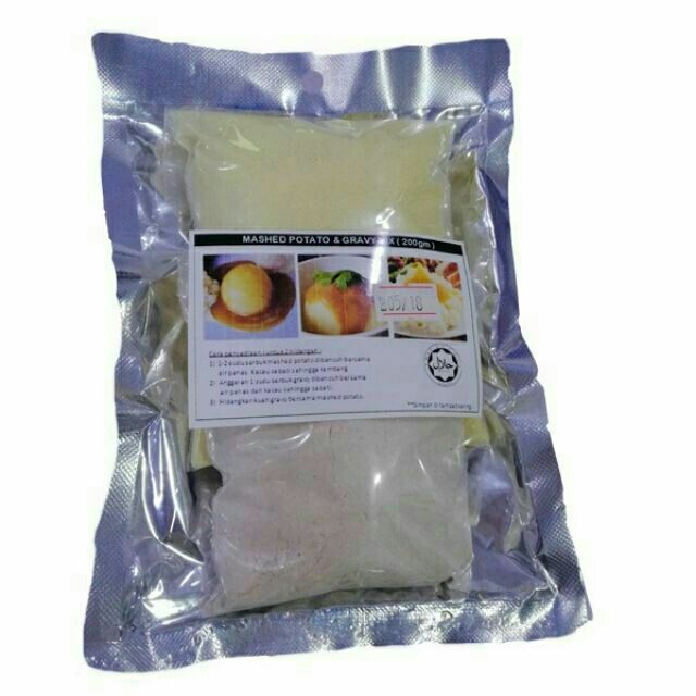 HALAL MASHED POTATO WITH GRAVY SAUCE 200 g Shopee Malaysia