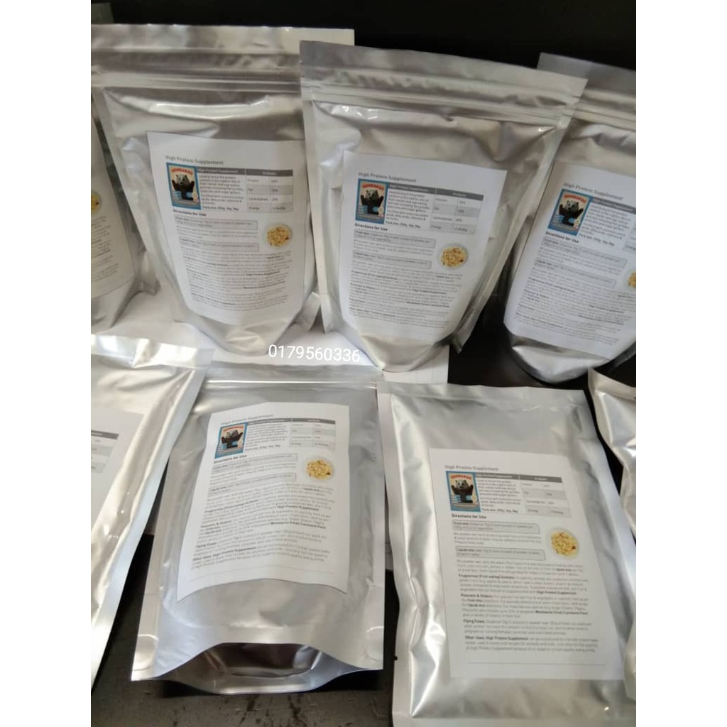 HPS HIGH PROTEIN SUPPLEMENT WOMBAROO PETOPIA makanan sugar glider food