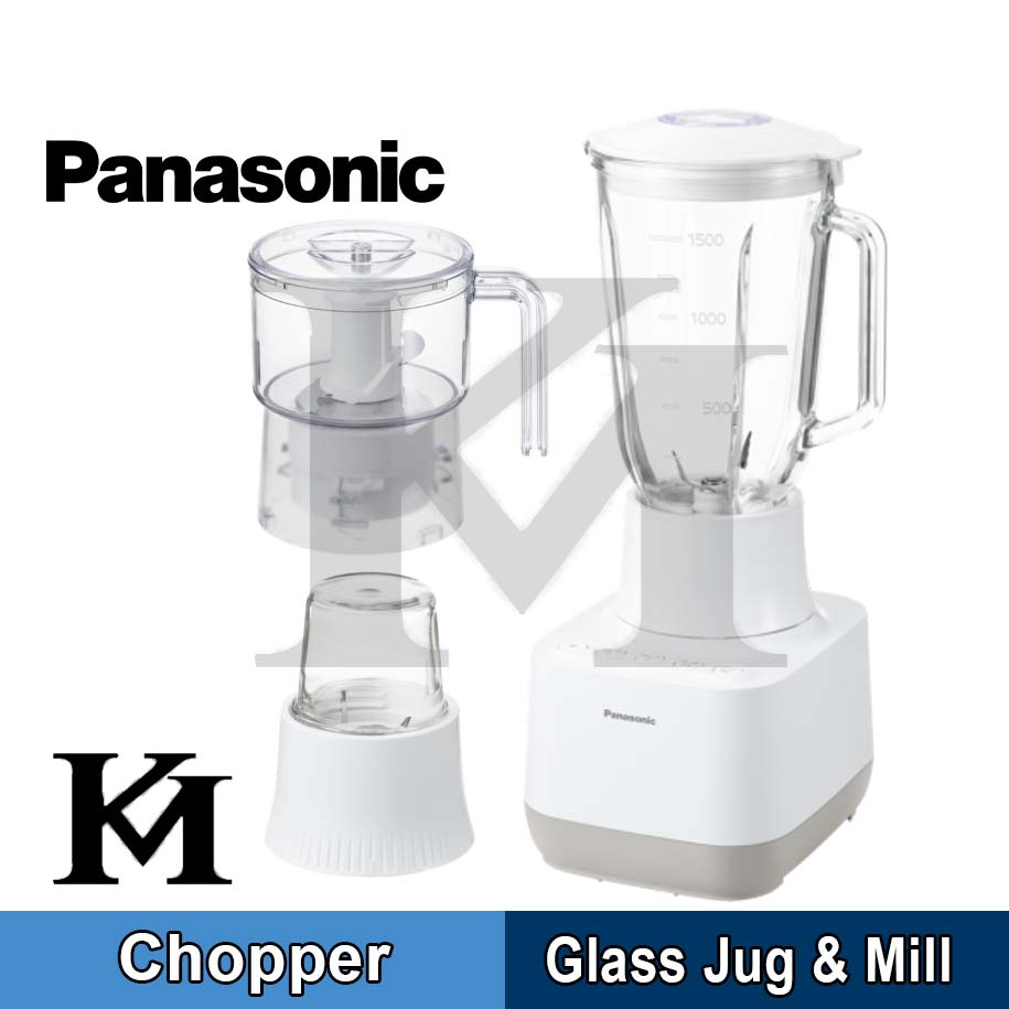 Panasonic 700 W Glass Jug Blender MXMG53C1CSK with Chopper & Glass