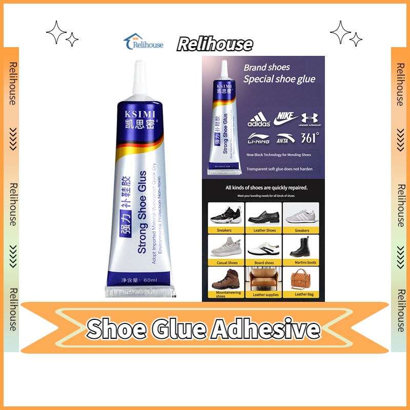 RELI Shoe Fix Glue Shoes Special Flexible Glue Sneakers Shoemaker Soft