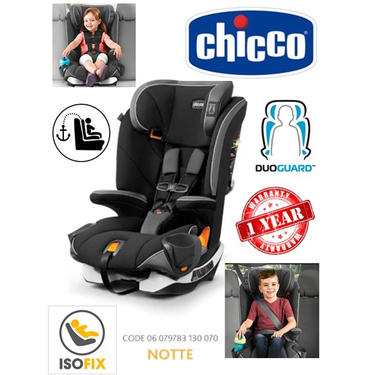 (Italy Brand) Chicco MyFit Harness + Booster Car Seat (FATHOM) Shopee