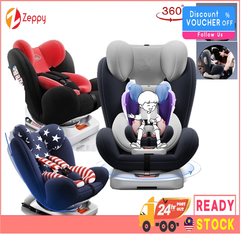 Zeppy 360 Rotation Baby Safety Car Seat Pro 360 Rotation High Quality Baby Car Seat Shopee