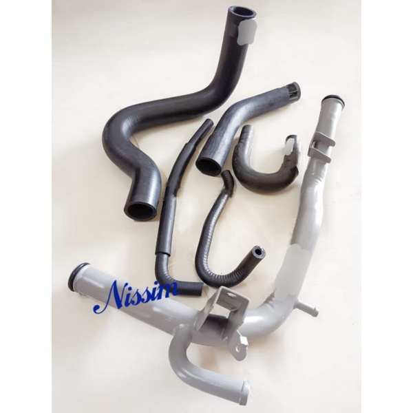 Water Pump Pipe & Rubber Hose Set 5pc Waja 1.6 (mmc engine 4g18)(with