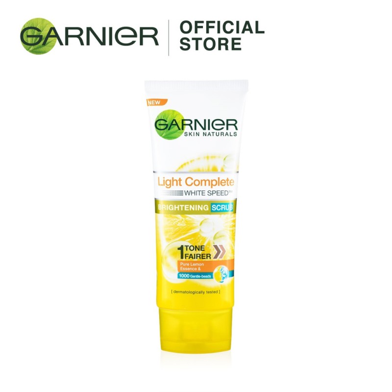 Garnier Light Complete MultiAction Brightening Scrub 100ml Shopee