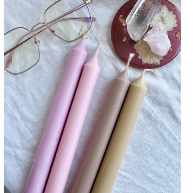 16 Personalities Ritual Candles / Taper Pillar Candles / Set of 3 for