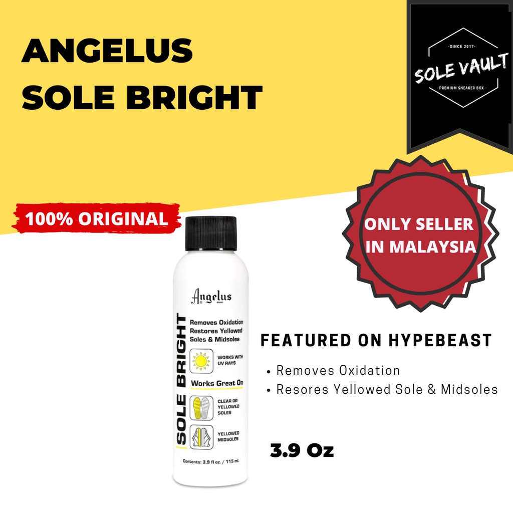 [SOLEVAULT] 100 Original Angelus Sole Bright (Ready Stock) Shopee