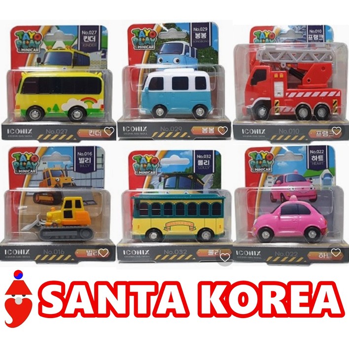 ☆TAYO☆ Play Mini Car 12type 타요 플레이미니카 12type Shopee Malaysia