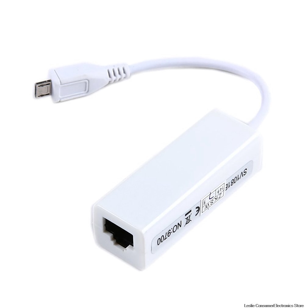 Micro USB Network Card Adapter Micro USB To RJ45 For