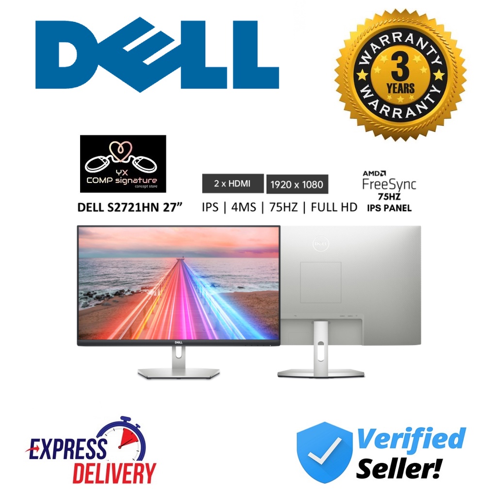 DELL S2721HN 27" / S2421HN 24" FHD IPS 4ms AMD Freesync 75Hz