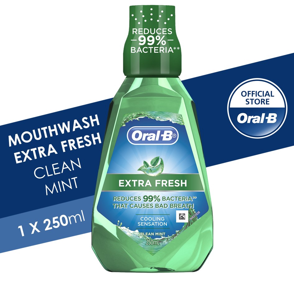 OralB Extra Fresh Mouthwash (250ml) Shopee Malaysia
