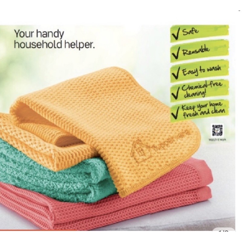 💥READY STOCK💥Tupperware Microfiber Multipurpose Towel Shopee Malaysia