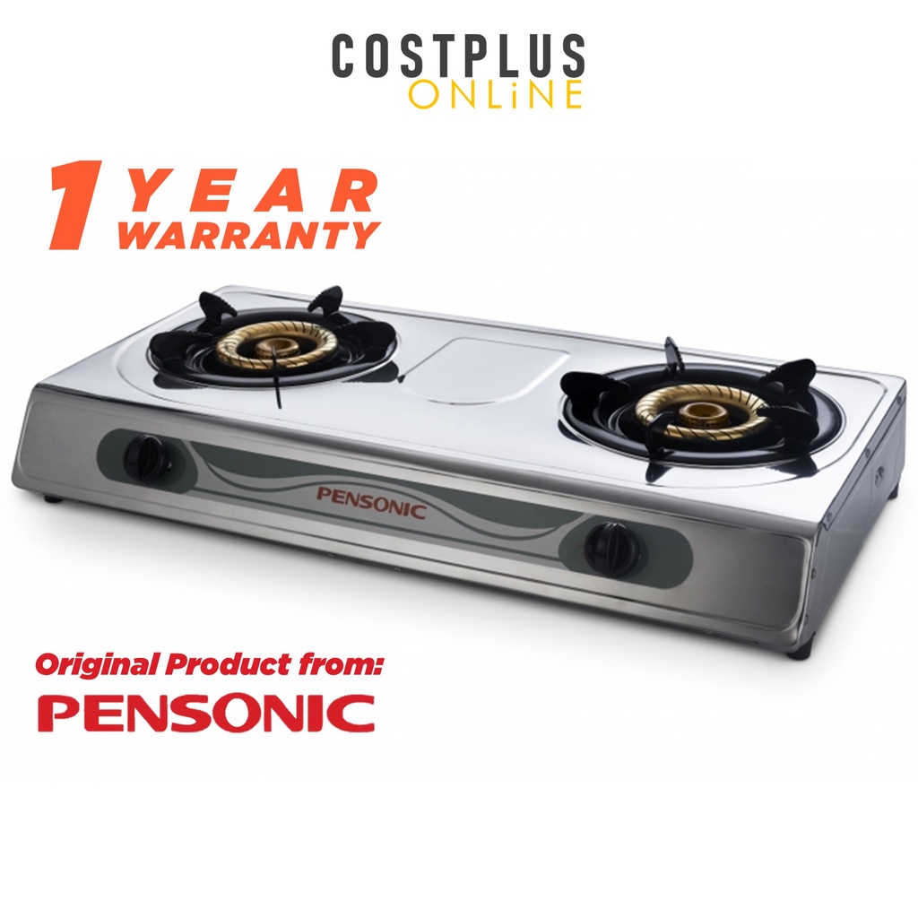 Pensonic Double Burner Gas Cooker Gas Stove Gas Hob PGC55S / PGC55S