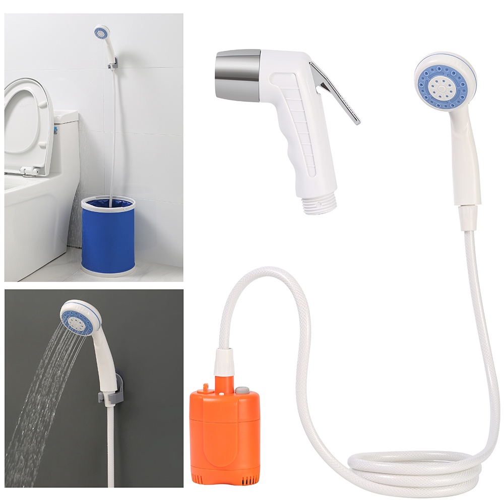 Portable Electric Shower Rechargeable Bathing Pump for Outdoor Sport
