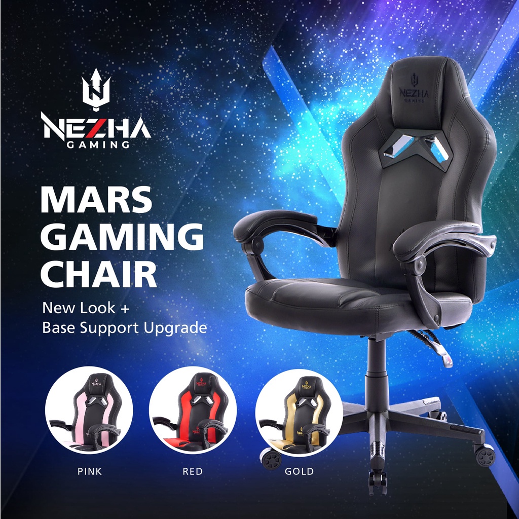 MF Design NEZHA Mars Gaming Chair 2 YEARS OFFICIAL WARRANTY Kerusi gaming office chair gold