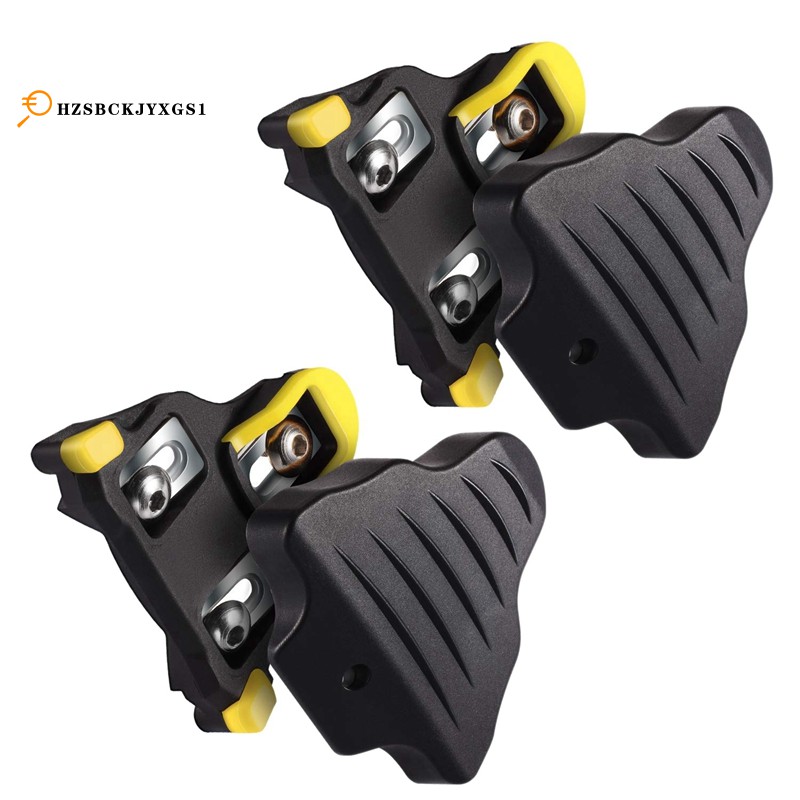 Cleats+Cleat Covers Set 6 Degree Float For Road Bike Cycling Shoes Compatible for Shimano SpdSl