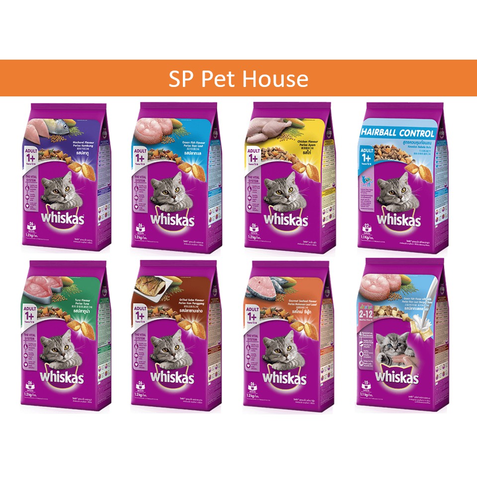Whiskas Cat Dry Food 1.1KG / 1.2KG Shopee Malaysia