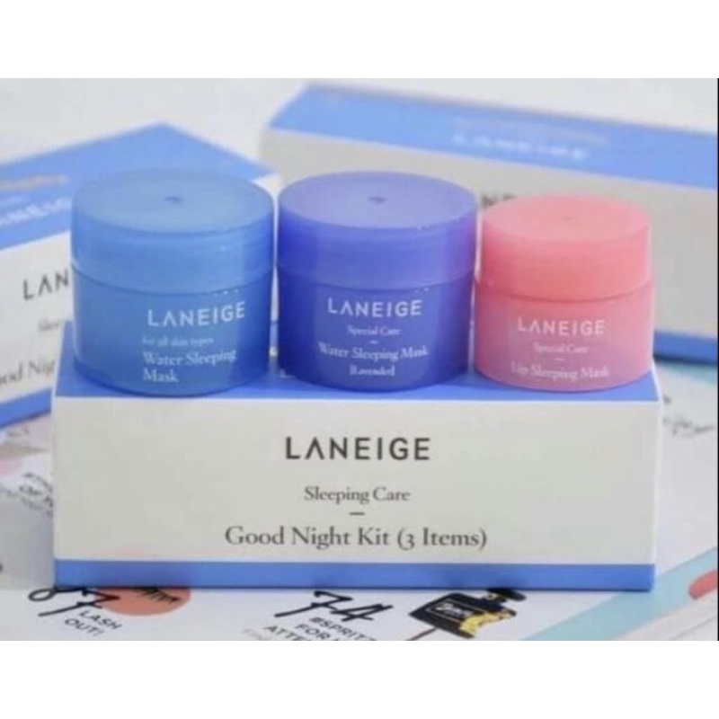 Laneige Good Night Kit Shopee Malaysia
