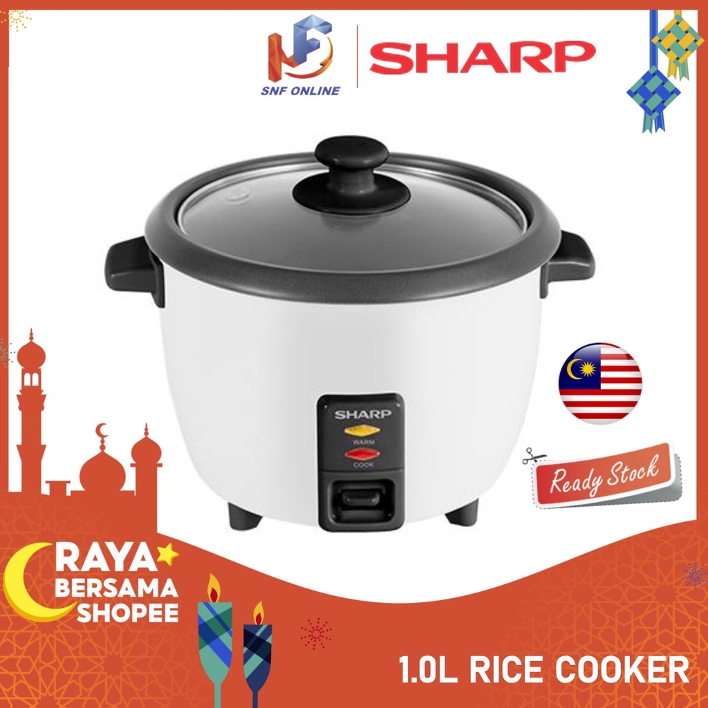 Sharp Electric Rice Cooker 1.0L KSH108GWH KSH108GWH Shopee Malaysia