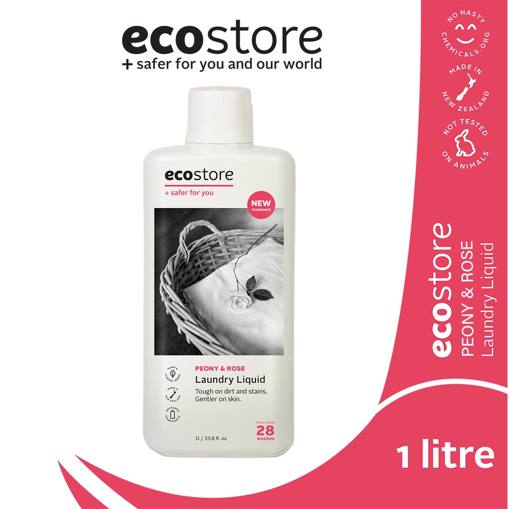 EcoStore Peony & Rose Laundry Liquid (1Litre) Shopee Malaysia