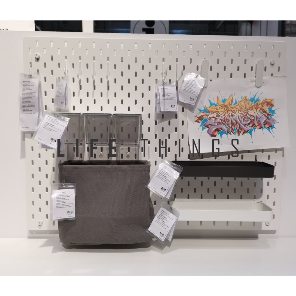 IKEA SKÅDIS SKADIS Pegboard, Papan penyepit, 76x56 cm (Large) Shopee