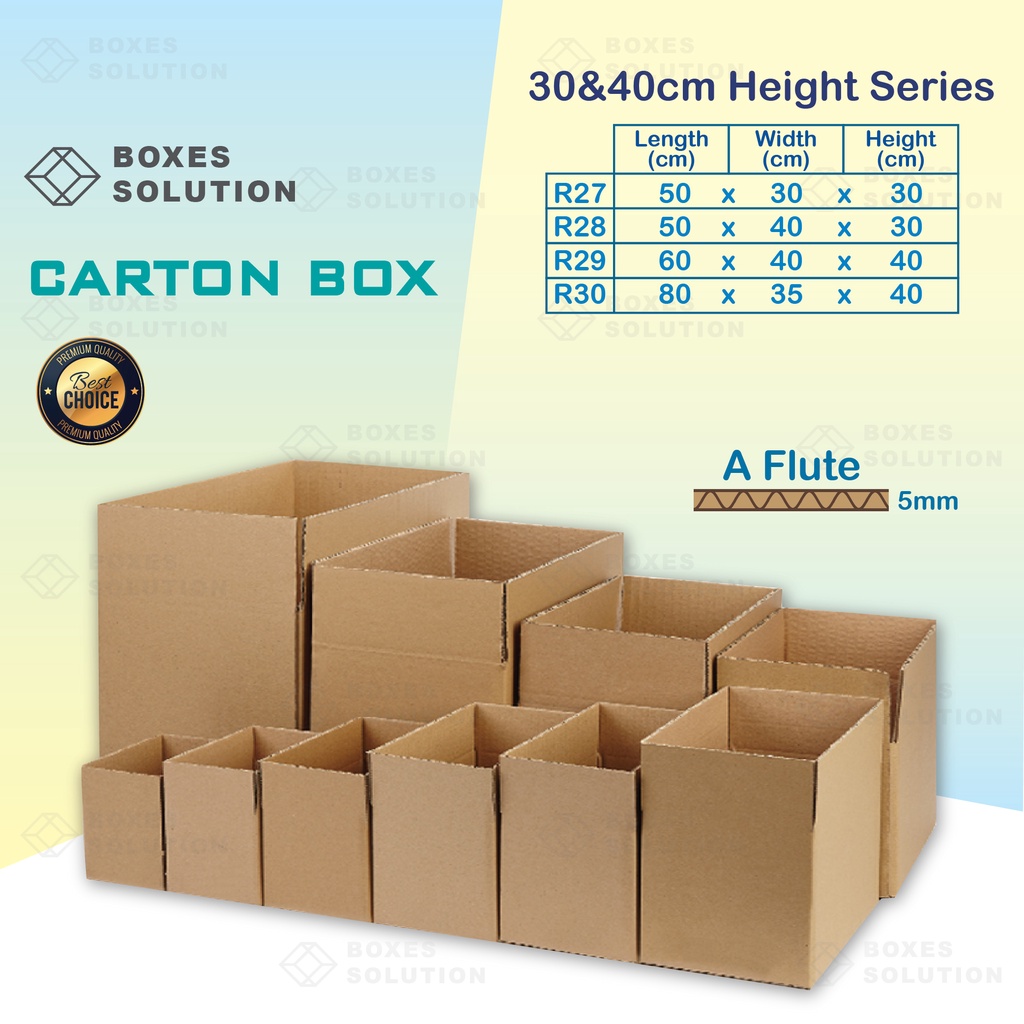 30cm/40cm Height Paper Box Carton Box Packing Box Packaging Box Gift