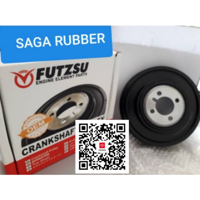 Crankshaft pulley for Proton Saga 12V, Wira 1.3 / 1.5 3 TYPE BRAND CAN