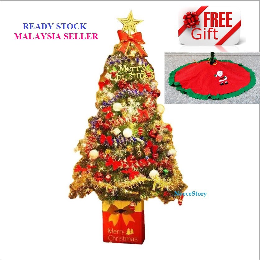 Luxury Christmas tree 1.8m Package (148pcs Accessories) Shopee Malaysia