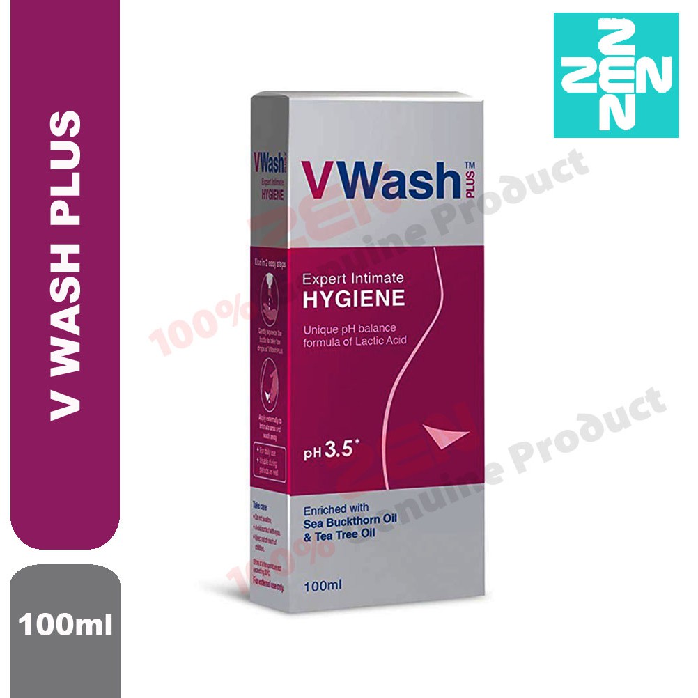 V WASH PLUS 100mL (Feminine Wash) (Expiry date February 2020) Shopee