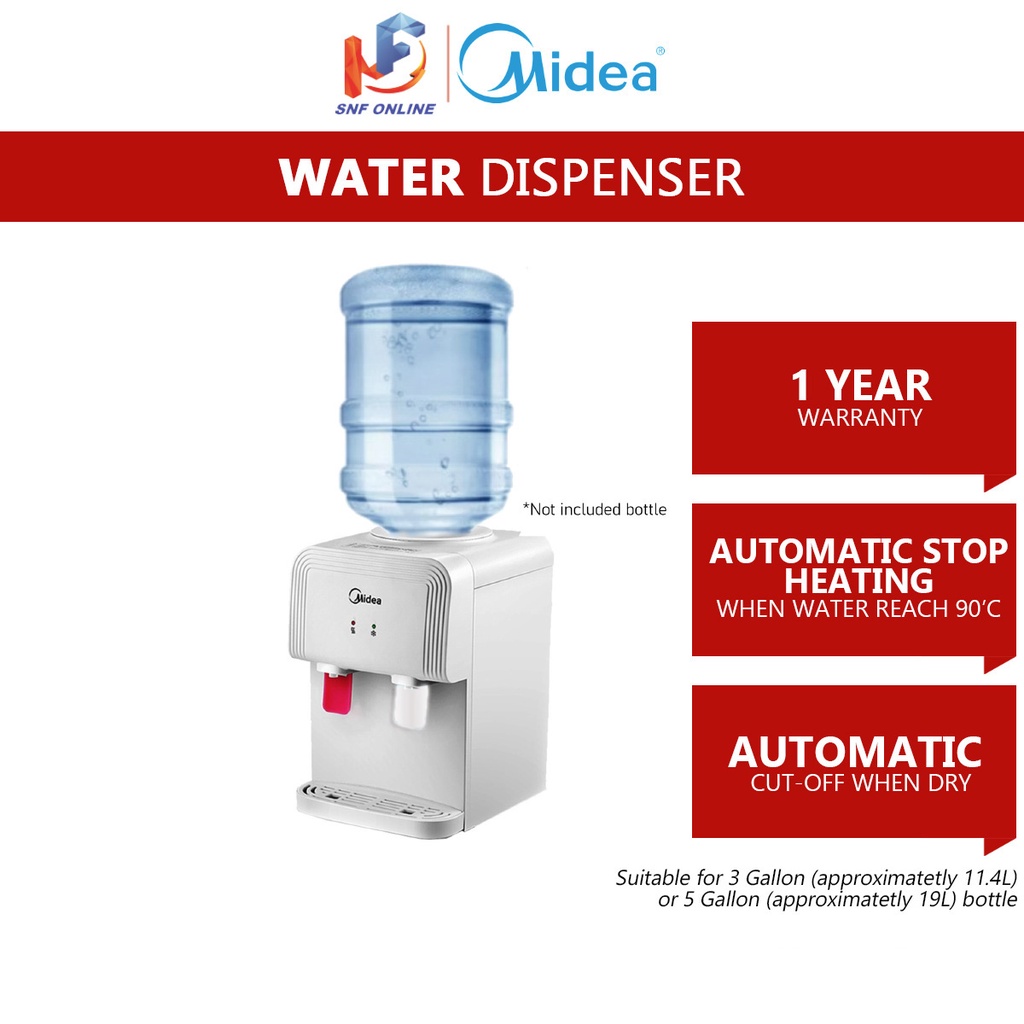 Midea Water Dispenser Without Bottle YR1539T Shopee Malaysia
