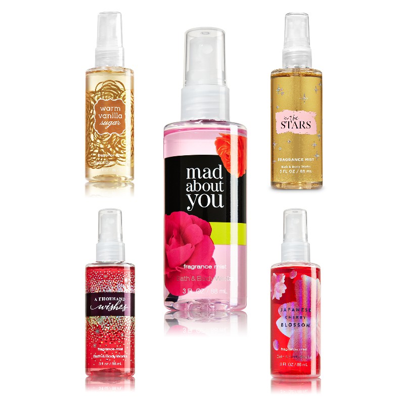 Bath and body works mist travel size 88ml body mist bath & body works