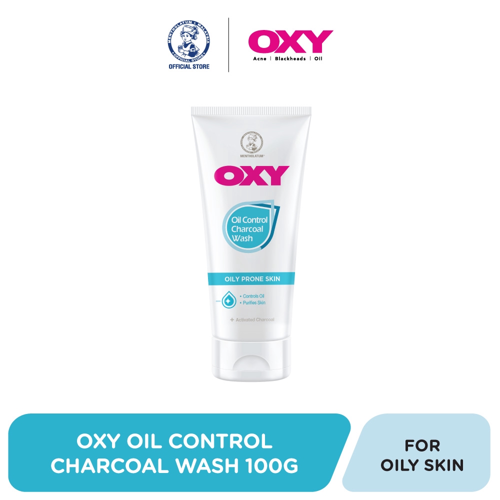Oxy Oil Control Charcoal Wash 100g [Purifies Skin/ Hydrating