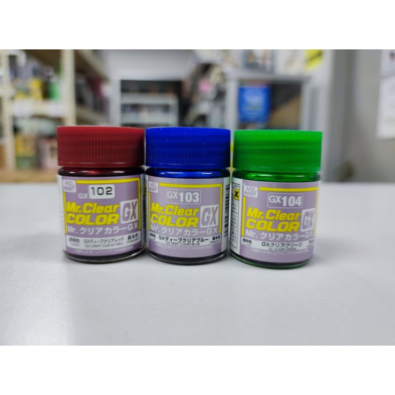 [Mr Hobby] Mr Color lacquer paint (18ml) GX102 GX Deep Clear Red/GX103