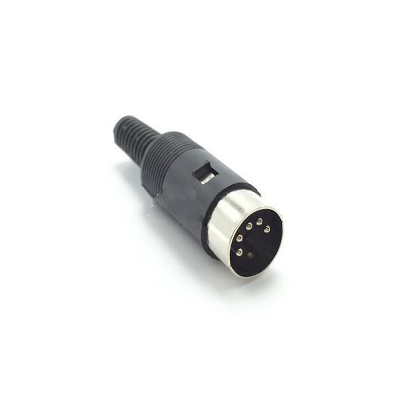 50PCS/Lot PS2 MD 5Pin 5P Male Jack/Plug Connector PS25P For Mouse