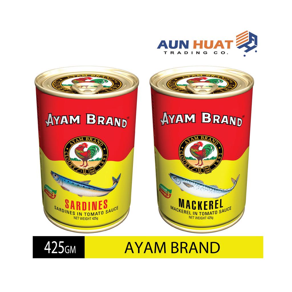 AYAM BRAND SARDINE / MACKEREL IN TOMATO SAUCE 425GM Shopee Malaysia