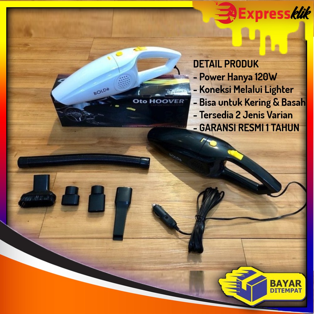 Oto HOOVER BOLDE Car Interior Vacuum Cleaner 12V DC Vacuum Cleaner