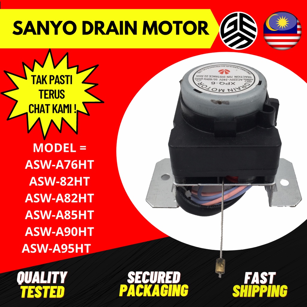 WASHING MACHINE DRAIN MOTOR SANYO ASWA76HT ASW82HT ASWA82HT ASW