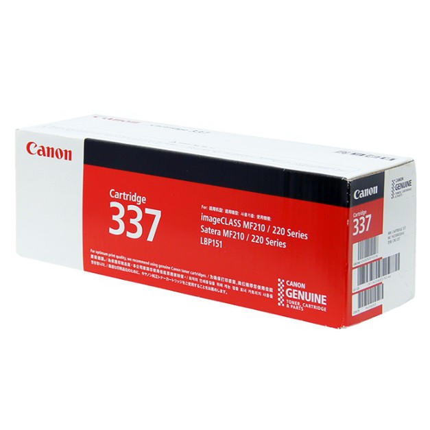 ORIGINAL CANON 337 BLACK TONER CARTRIDGE 2.4K PAGES Shopee Malaysia