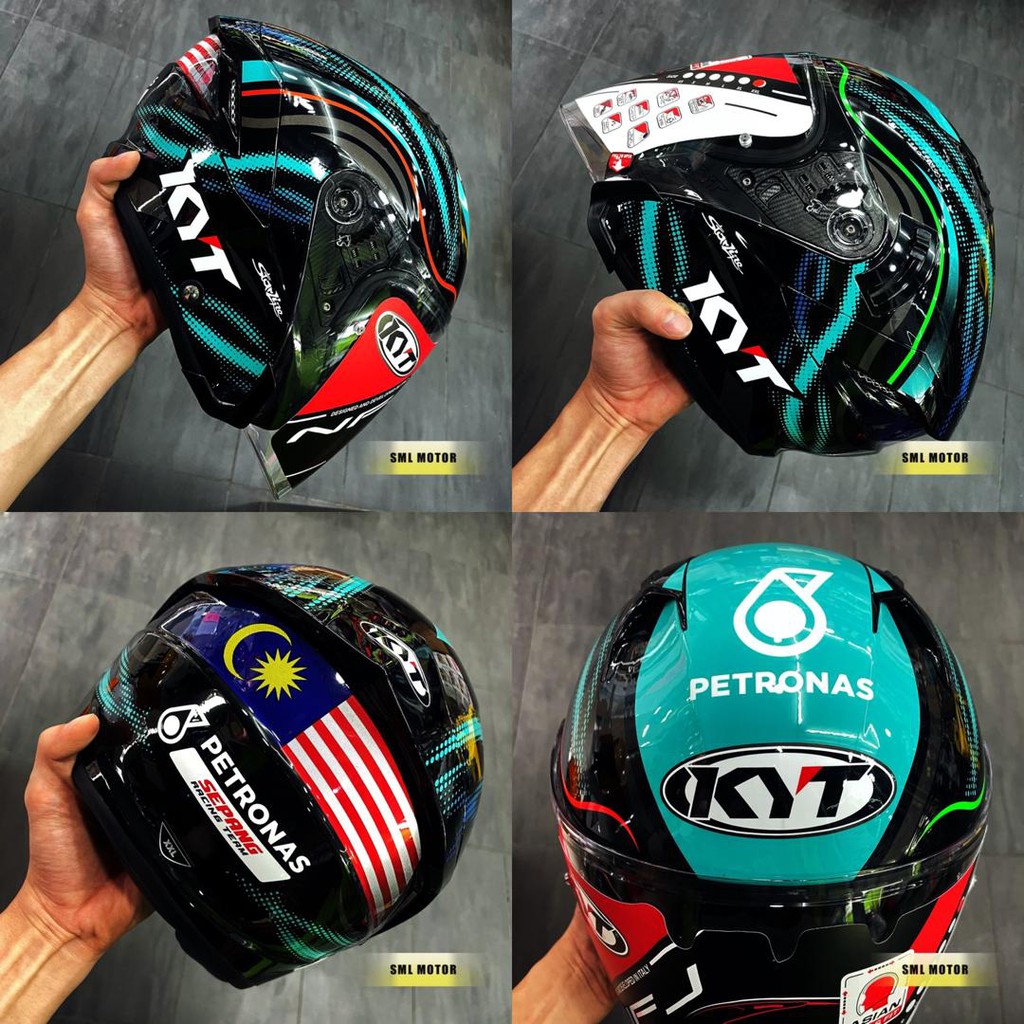KYT NFJ Petronas 1.0 / 2.0 [LIMITED EDITION] (Open Face Helmet with