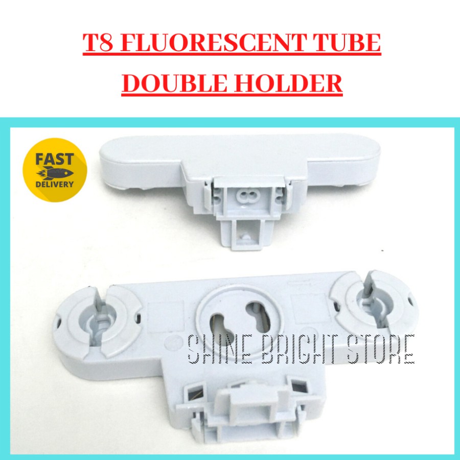 T8 Fluorescent Double Tube Holder / T8 Fluorescent Tube Holder Twin