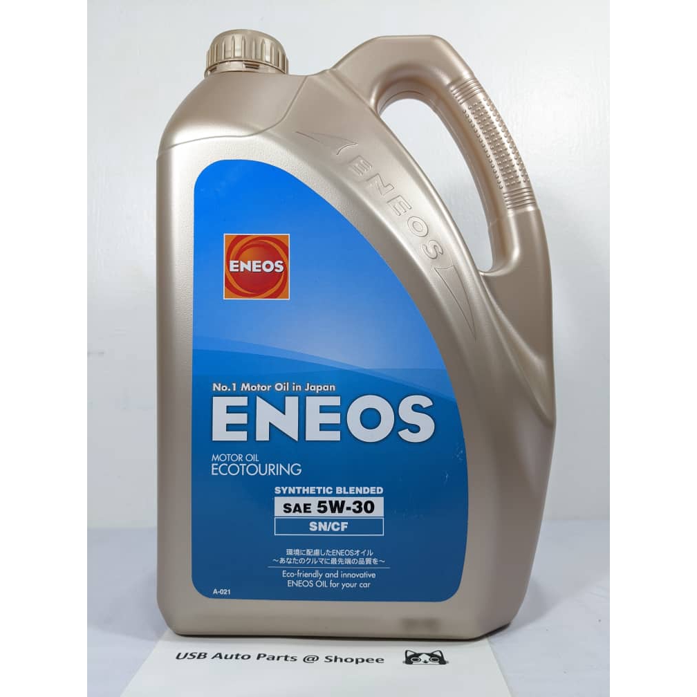 ENEOS 5W30 Semi Synthetic ECOTOURING Engine Oil 5W30 Perodua Myvi