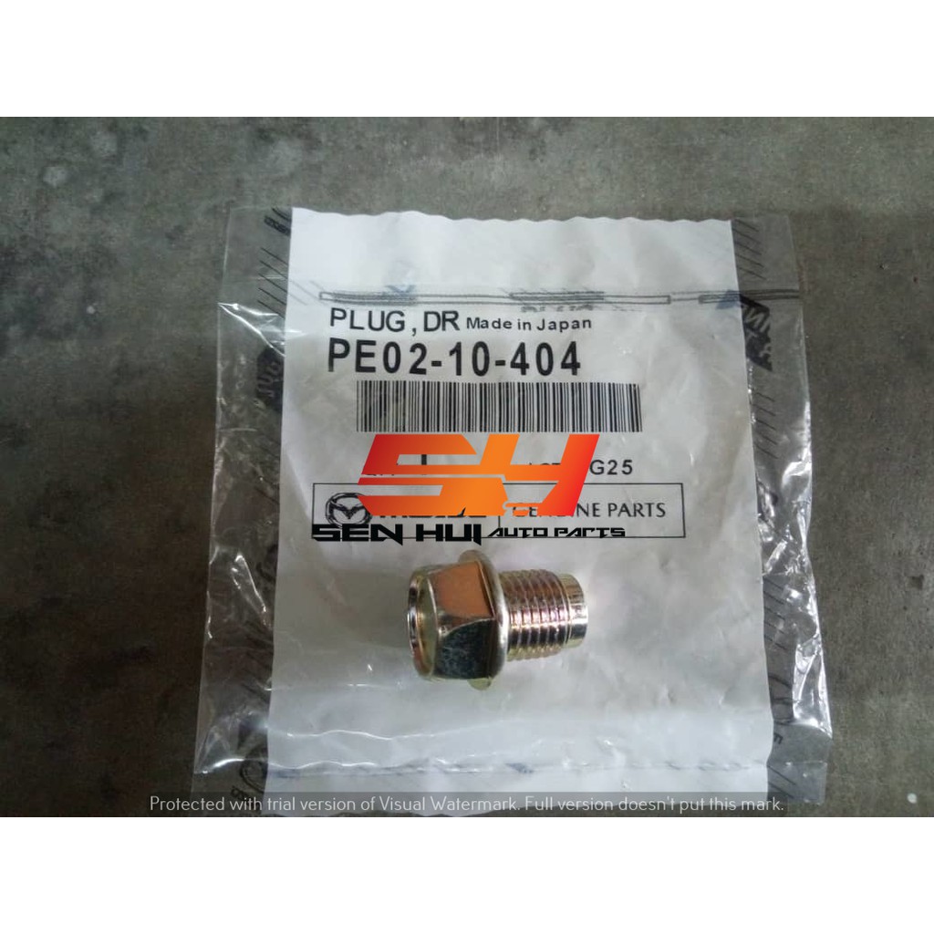 MAZDA 2 / 3 / 6 / CX5 Drain Plug Engine Oil Pan PE0210404 GENUINE PART