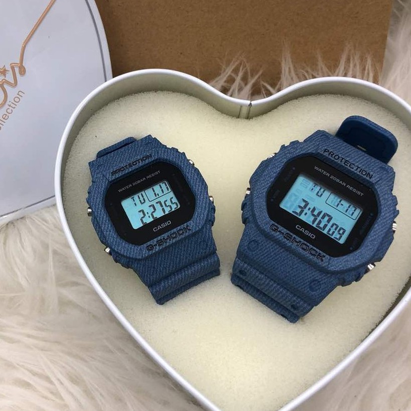 CASIO G SHOCK COUPLE WATCHES SQUIRE (DARK GRAY) Shopee